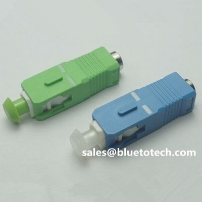 Blaue/grüne Farbfaser-Optikabschlussprogramm mit Plastik