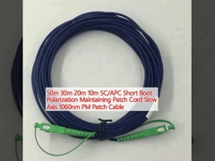 50m 30m 20m 10m SC/APC Kurzboot Polarisierung Pflege Patch Cord Langsam Achse 1060nm PM Patch Kabel